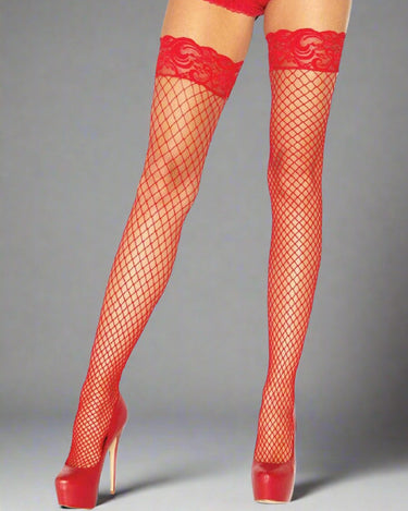 Scandals Lace Top Fishnet Stockings Scandals